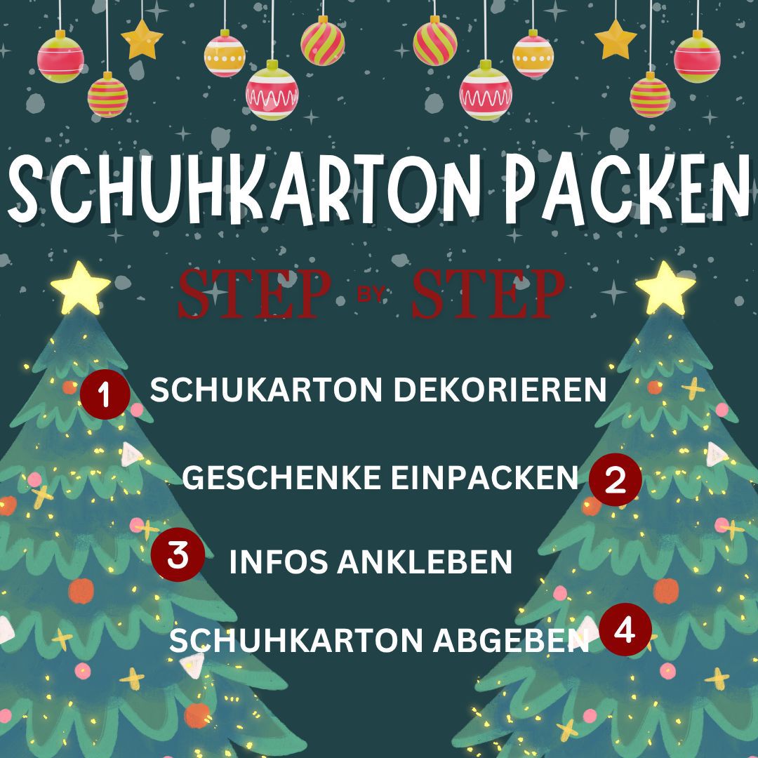 Schuhkarton Packen